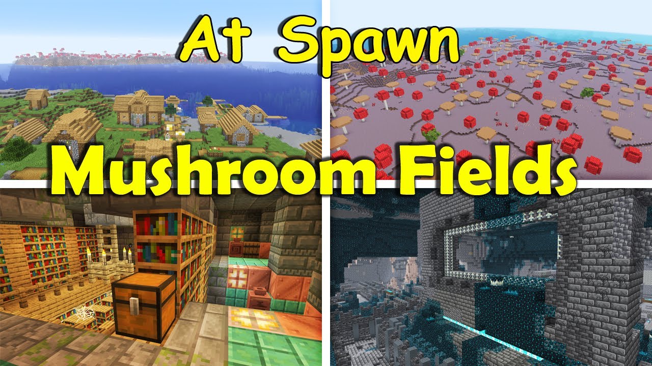Minecraft - New Mushroom Island Spawn Seeds for 2026 -  Java