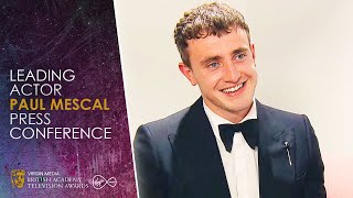 Leading Actor Winner Paul Mescal on Normal People at BAFTA Press Conference | BAFTA TV Awards 2021