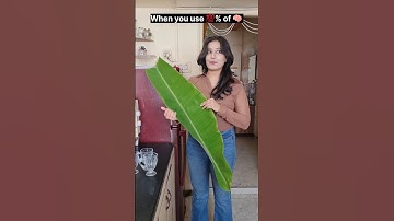 "Banana leaf ka glass Bana diya." 🤣🤪😉 #relatable #comedy #funny #shorts