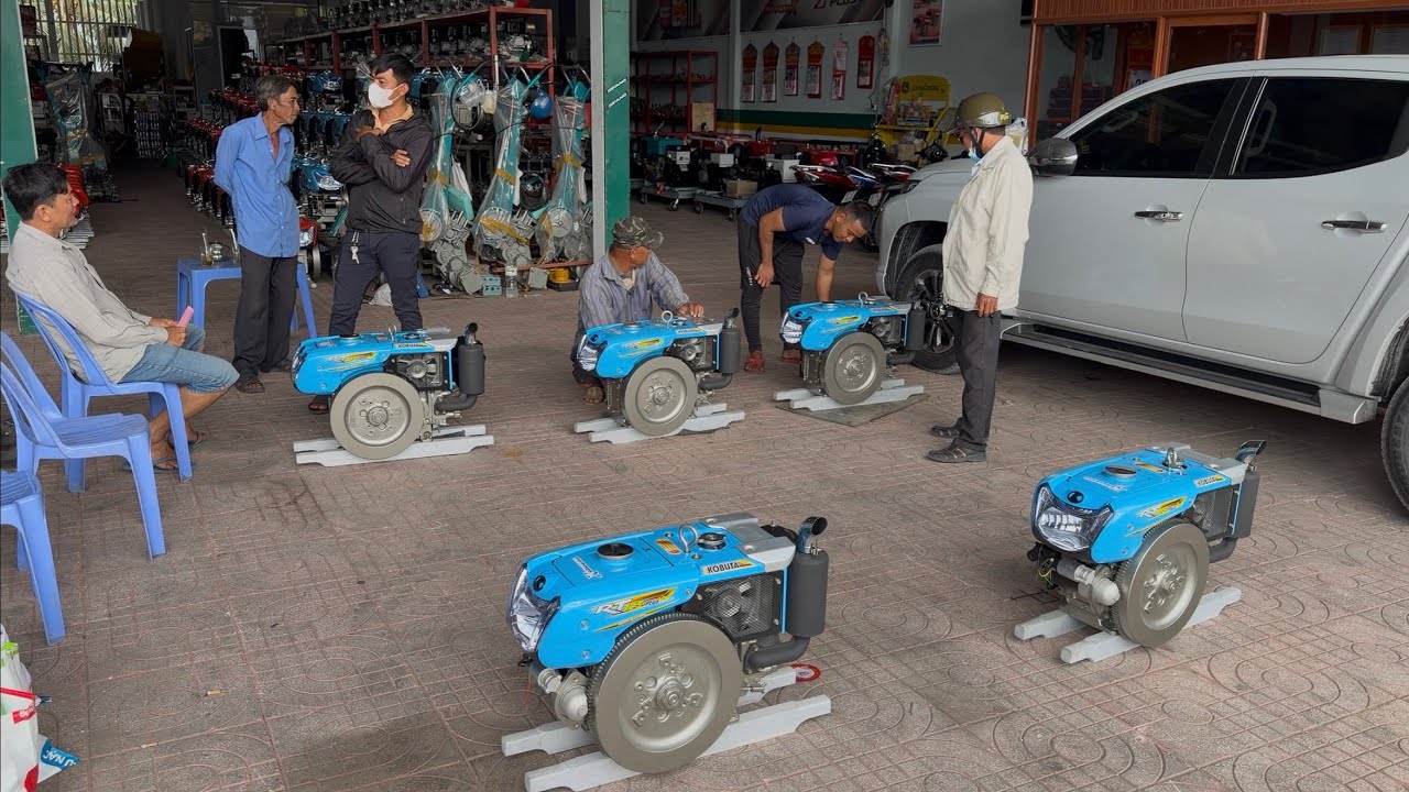 Động cơ Kobuta RT125 Plus ThunderX_K đen_Sky Blue Coler_0943366687