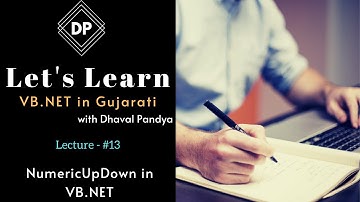 NumericUpDown of VB.NET in Gujarati