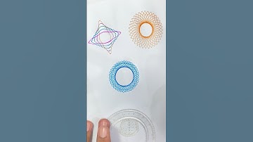 Spirograph Art draw ASMR Satisfying #shorts #spirograph #youtubeshorts