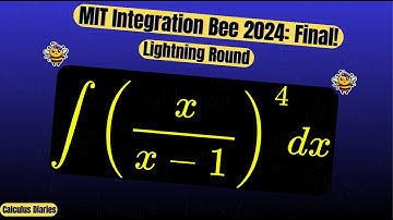 MIT Integration Bee 2024 Final | Lightning Round Integral: (x/(x−1))^4