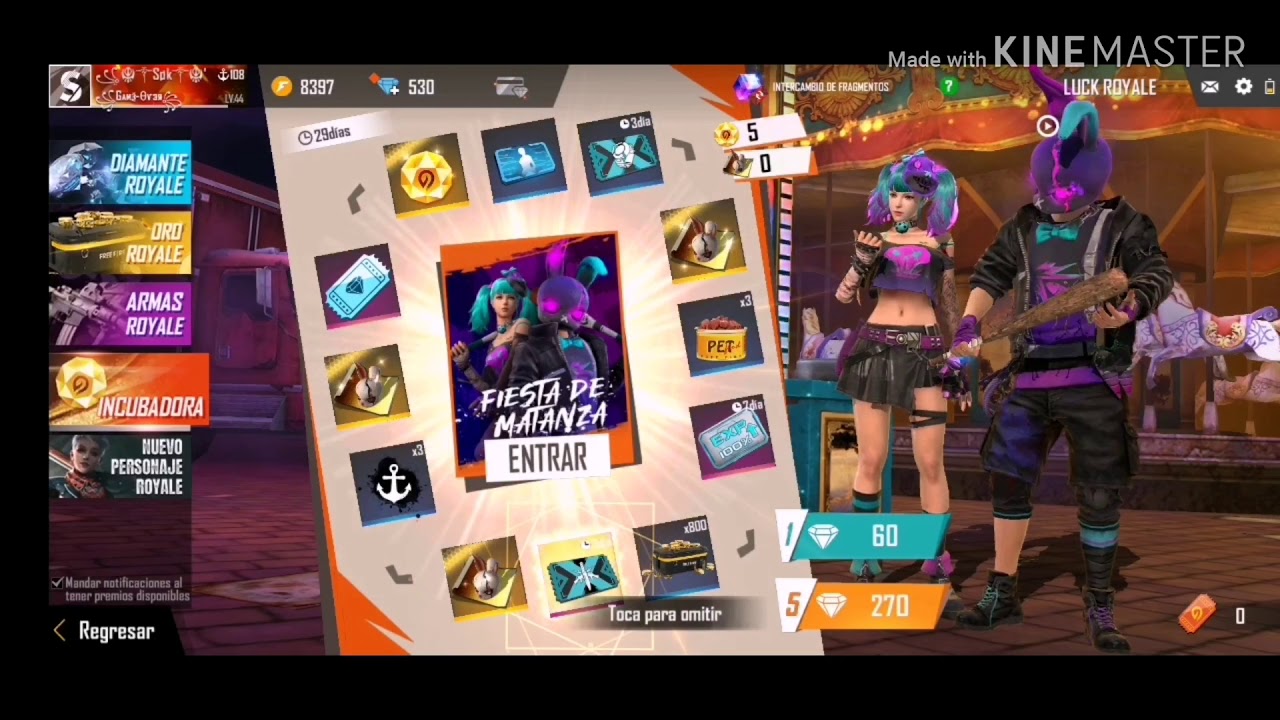 Así consegui un traje de la🔥 !! NUEVA INCUBADORA DE FREE FIRE!!, 🐰🔥🔥