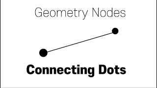 Connect the Dots (Geometry Nodes, Blender)