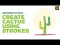 Create plants in Adobe Illustrator easy way | Beginner tutorial | Helpful tips and shortcuts
