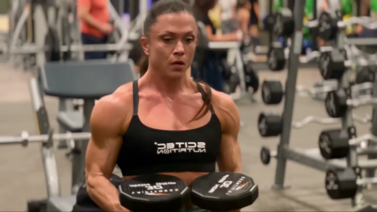 Oksana Grishina, 2022 Olympia preparation! Shoulders workout! - YouTube