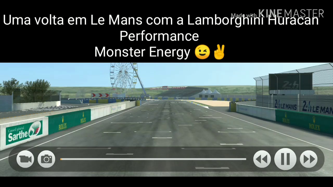 RR3 uma volta em lê Mans com a Huracan Performance
