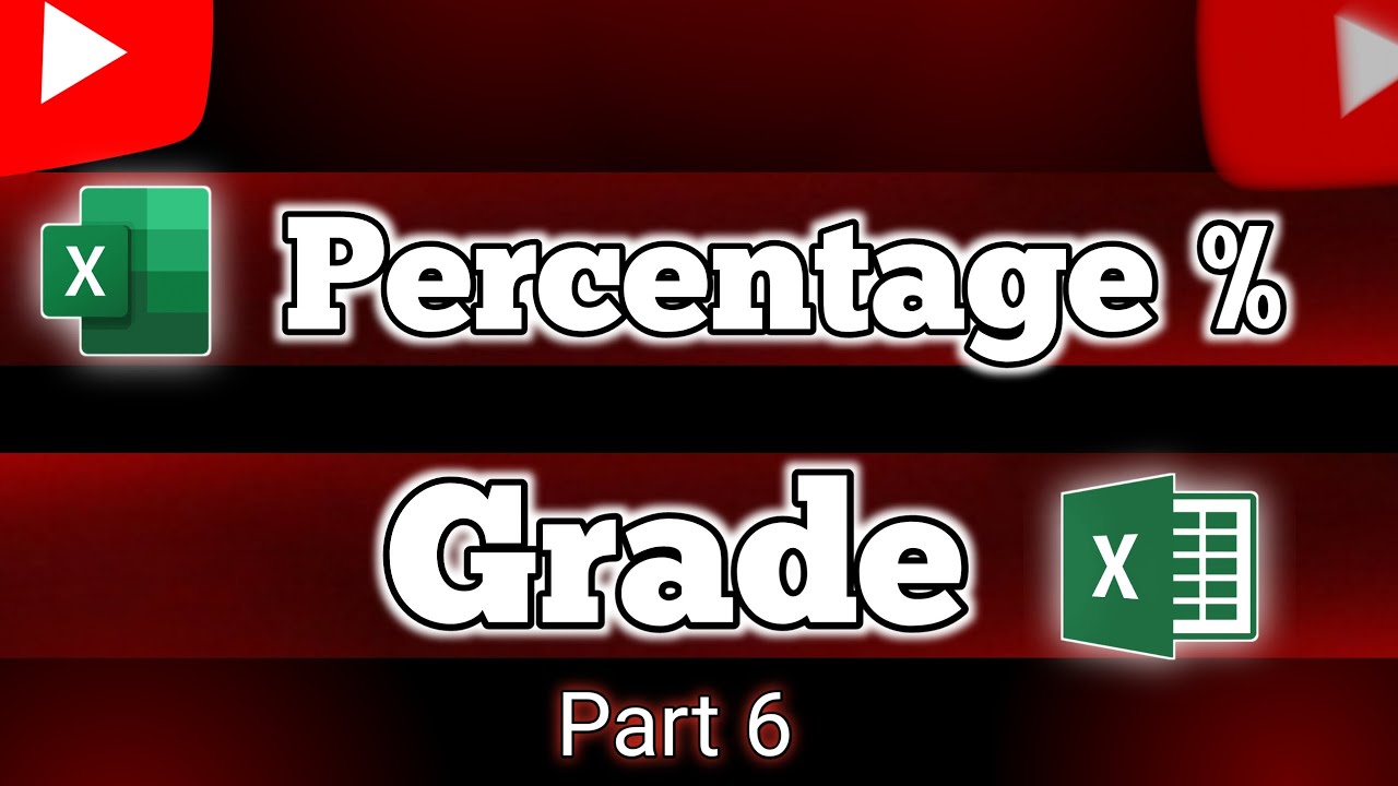 How To Use Excel Percentage And Grade Formula In Excel YouTube how-to-use-excel-percentage-and-grade-formula-in-excel-youtube