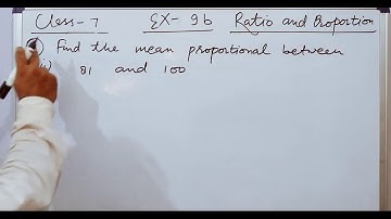 Ratio and Proportion Class 7 Ex-7b (Part-2)