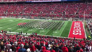 Ohio State Marching Band Skull Session and Script Ohio