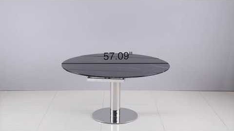 Instruction Chintaly Imports Bailey Black Dining Table