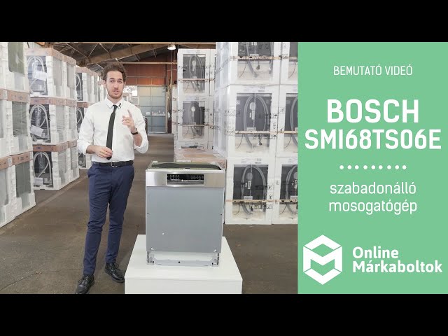 Bosch SMI68TS06E | beépíthető mosogatógép bemutató videó - YouTube