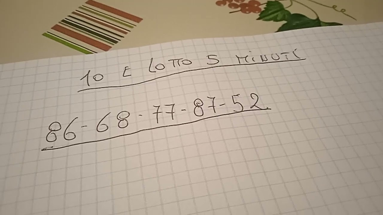 Previsione 10 e lotto 5 minuti A dopooo🥰🎉