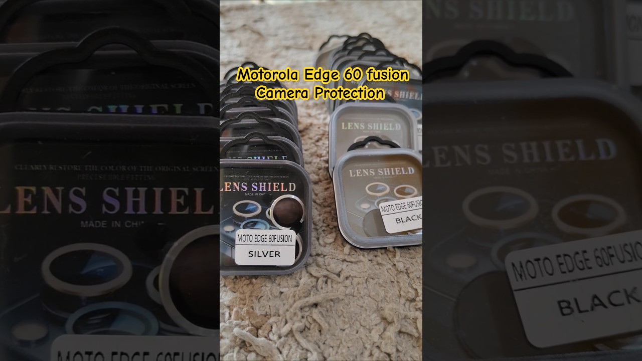 Motorola Edge 60 fusion Camera Lens Protection Tempered Glass  