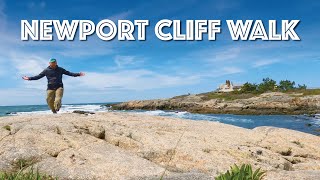 Newport Cliff Walk  Rhode Island (Mansions and Stunning Coastal Views)