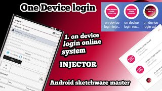How to make one device login resaler ,control, panel in sketchware free project#sketchware #video #n screenshot 4