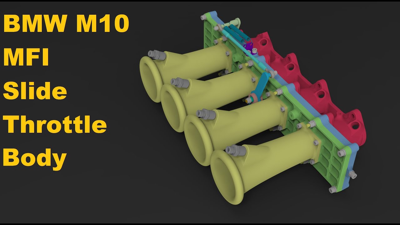 BMW M10 slide throttle body diameter 44mm MFI
