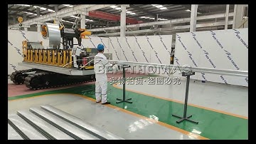 High quality greenhouse gutter machine greenhouse gutter machine with car gutter machine with car