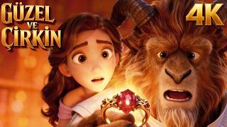 Güzel Ve Çirkin Masalı 🌹 4K Animasyon En Sevilen Prenses Masalları