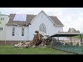 Church S Steeple Blown Off After Storm In Wausa NE Church S Steeple Blown Off After Storm In Wausa NE