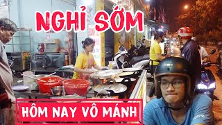 Khách đông BÁNH XÈO NHÍ bà NỘI ra HIỆU HÀ ANH và ÔNG NỘI không đổ nữa vì hết rau NGHỈ SỚM