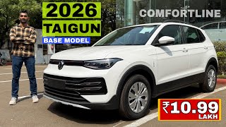 2026 Volkswagen Taigun Comfortline Base Model at ₹10.99 Lakh | Worth Buying?