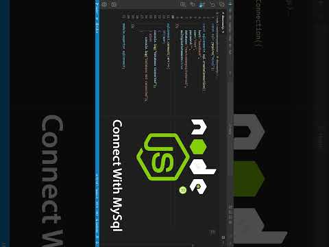 MySQL Database Connection From Node JS application #shorts #shortsvideo #shortsyoutube #shortvideo