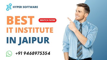 Best IT Institute in Jaipur | Hyper Software & IT Institute #hypersoftware #hypersoftwareitinstitute