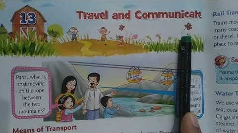 Class 2nd Lesson 13 Travel and Communicate Part - 1