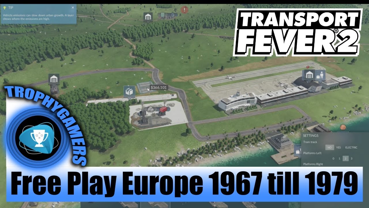 Transport Fever 2 - Free Play Europe : 1967 till 1979 (Large Airports) - Playthrough Part 7