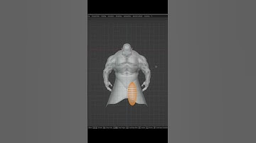 complete video of making this character on my channel #shorts #blender #shortfeed #3dsculpt