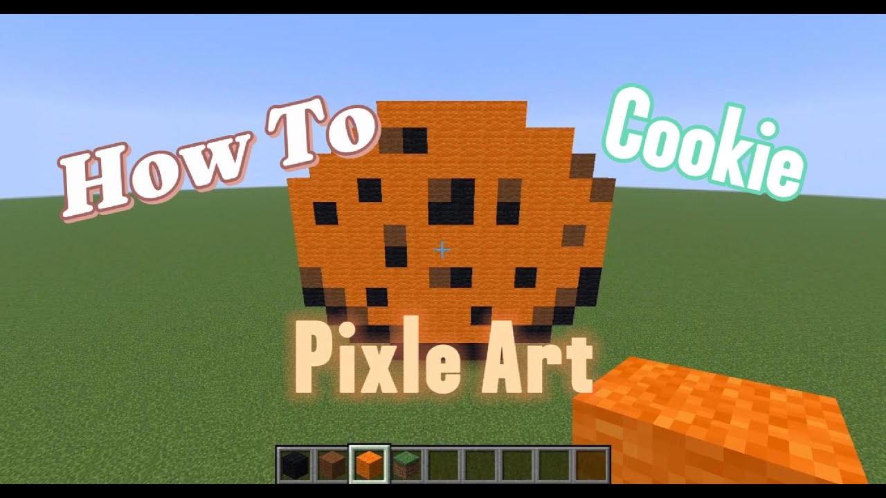 Minecraft Cookie Pixel Art. (How To) - YouTube