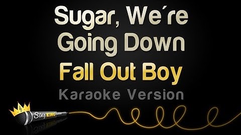 Sugar, We're Goin Down Karaoke version - Karaoke performance video thumbnail