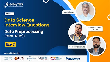 Data Science Interview Questions | Day 3 - Data Preprocessing | CRISP-ML (Q)