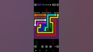 How To Solve Flow Free 10x10 Mania Level 120 Hard Board Walk Through Solution Walkthrough