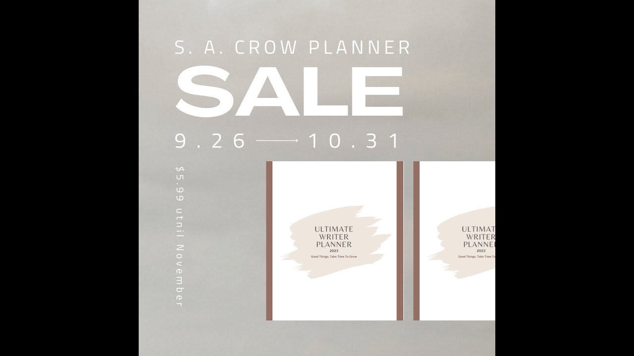 The Ultimate Writer Planner walkthrough 2023   Made with Clipchamp