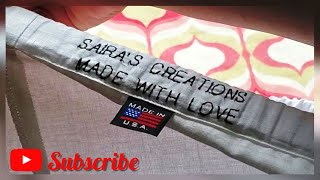 How to Make Custom Label ,Letter & Number Stitching Singer Quantum Stylist 9960