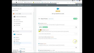 Wordpress Gravity form Zapier integration with salesforce