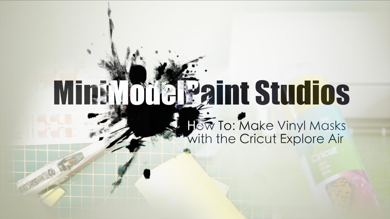 How To Make Vinyl Masks with the Cricut Explore Air YouTube