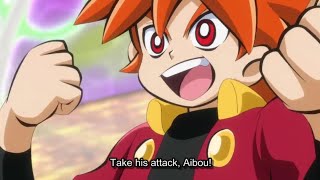 Full Fight of Aibou and Mugen | Saikyou Ginga Ultimate Zero Battle Spirits Episode 1 English Sub