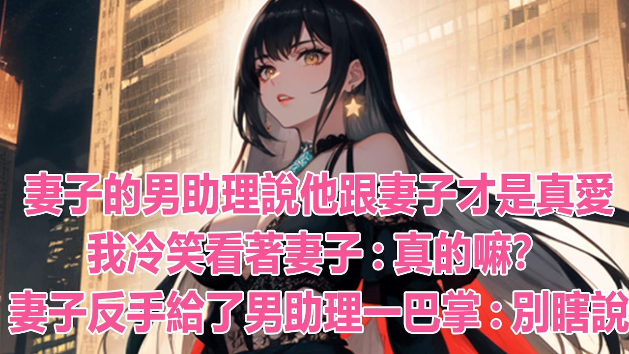 妻子的男助理說他跟妻子才是真愛，我冷笑看著妻子:真的嘛？妻子反手給了男助理一巴掌:別瞎說！#小說 #爽文 #完結 #一口氣看完