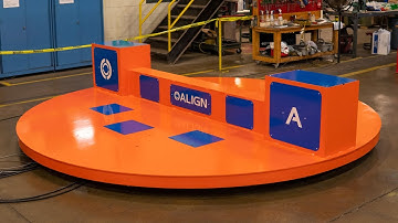 High-Speed Air Caster Turntable | Align Production Systems