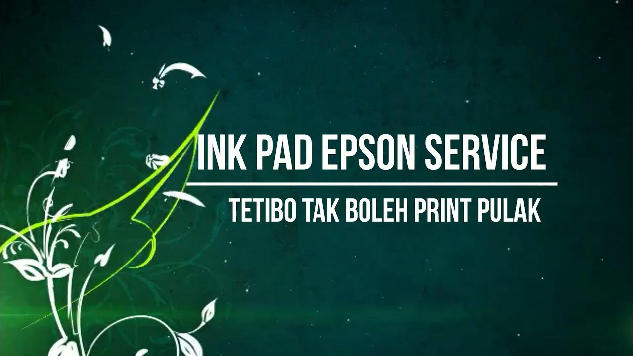 INK PAD EPSON How to open Epson L3110 and change ink pad YouTube