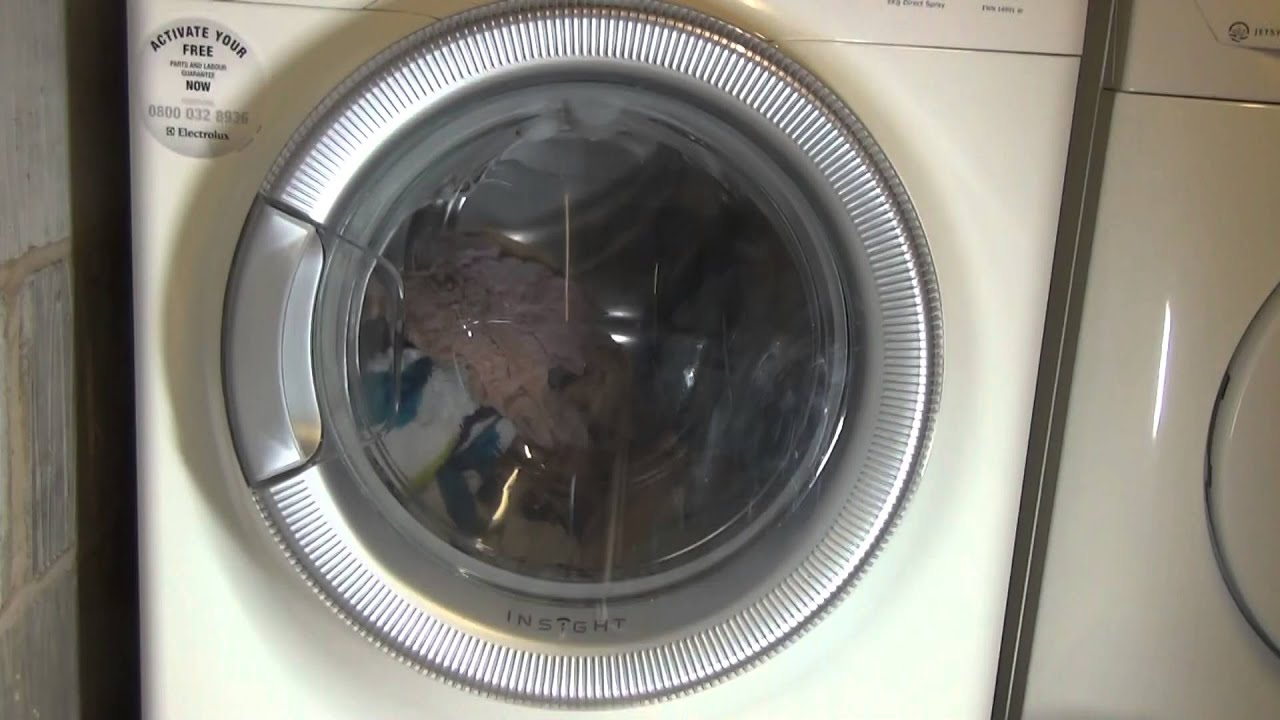 Electrolux Time Manager : Cotton 90 Super Quick : Super Unbalanced spinning at 1000rpm (pt 5 of 7)