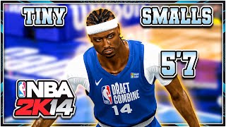THE SHORTEST PLAYER IN THE NBA - NBA 2K14 REMASTERED MY CAREER - TINY SMALLS DEBUT