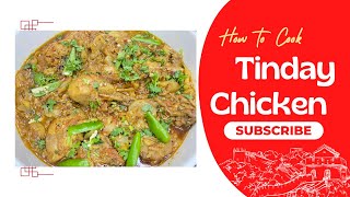Tinday chicken Easy Recipe | Recipe  by Food Laab With Wasfa |ٹینڈے گوشت کا آسان اور مزیدار طریقہ ?