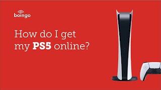 How do I get my PS5 online?