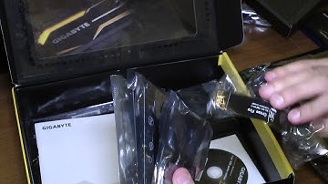 Gygabyte ga x99-ud4 unboxing