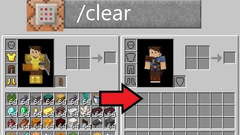 /clear Command Tutorial | Minute Minecraft Commands